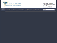 Tablet Screenshot of lernercohen.com